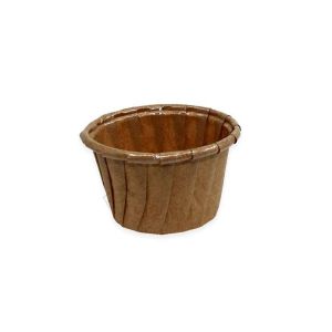 CAISSETTE moule cuisine papier écru ingraissable 10CL 5.4x4CM lot de 100