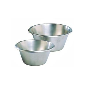 BASSINE PATISSIERE fond plat inox diamètre 22CM contenance 2.5L