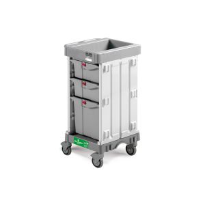 CHARIOT ALPHA MINI 22102 pour transporter matériel et produits de nettoyage
