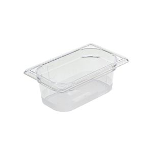 BAC GASTRONORME cristal plus GN 1/4 copolyester 26.5x16.2x15CM