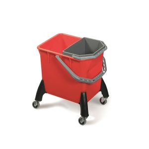 CHARIOT MACTop 50 bi-bac avec seau 18L et 9L avec presse à plat