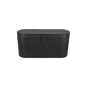 BOITE SECHE-CHEVEUX ADESIGN CHARME noir en cuir synthétique