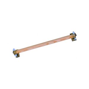 SUPPORT MANCHON BOIS bois et inox 600g 50CM *