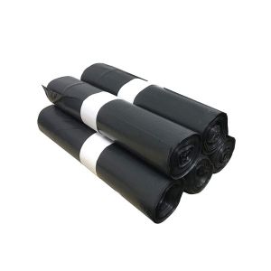 SAC POUBELLE A SOUFFLETS PEBD noir 150L 65µ 0,82x1,25M 20 x5 rouleaux