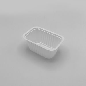 BARQUETTE RESCAFRAIS blanche préparation froide 13,7x9,5x6,3CM x2160