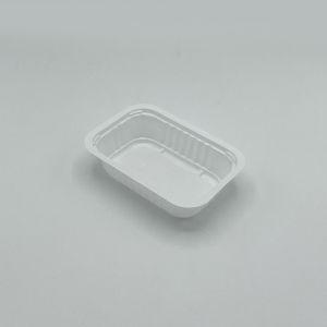 BARQUETTE RESCAFRAIS blanche préparation froide 13,7x9,5x3,6CM x2340