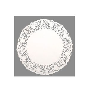 DENTELLE ronde blanche diamètre 17CM x250
