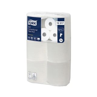 PAPIER TOILETTE PREMIUM DOUX T4 blanc 22,7M 2plis 198 feuilles x 72 rouleaux